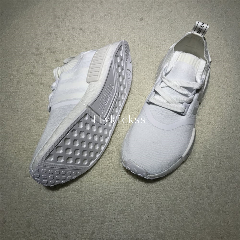 Real Boost Adidas NMD R1 PK Japan Triple White